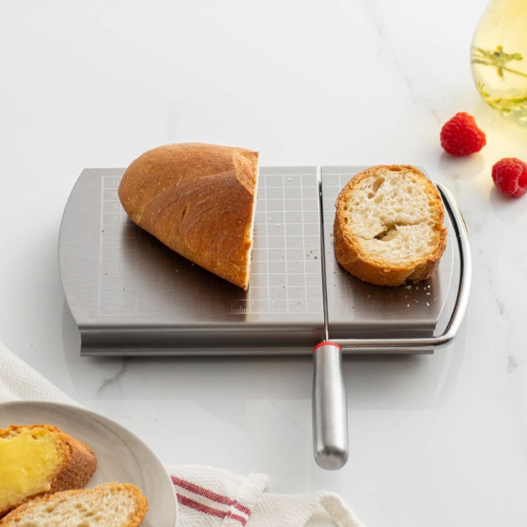 Stainless Steel Scale Cheese Slicer Kitchen Tools Bread Divider