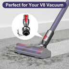 For Dyson V8 V10 Vacuum Cleaner Direct Drive Head Elbow Connector with Wheels Repair Parts