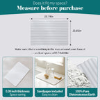 Diatomite Kitchen Drying Mat Drainage Countertop Pad Quick Dry Coaster Bathroom Hard Floor Mat