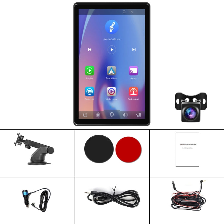 8-inch Car Full Touch Screen Player Supports Horizontal and Vertical CarPlay / Android Auto