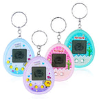 Electronic Pet Game Toy Feed Genie Nostalgic Virtual Cyber Digital Game Keychain Toy For Kids