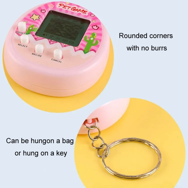 Electronic Pet Game Toy Feed Genie Nostalgic Virtual Cyber Digital Game Keychain Toy For Kids