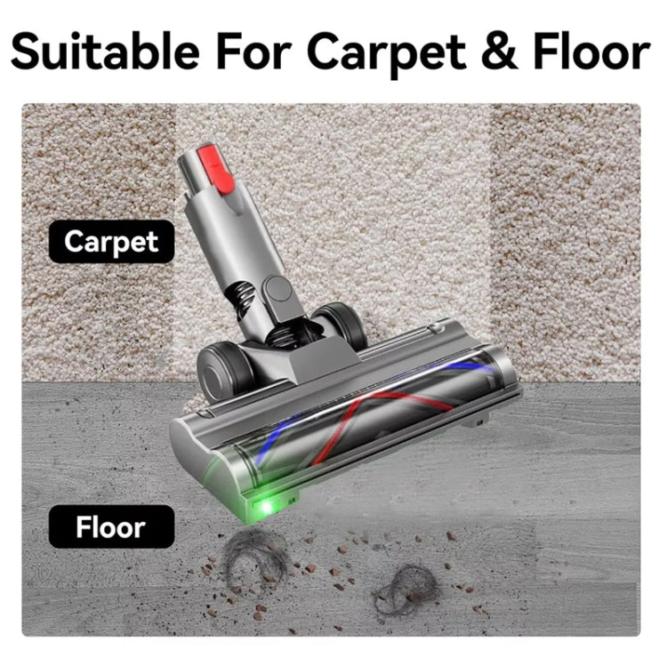 Vacuum Cleaner Lightweight Direct Drive Floor Brush Head with Dust Led Lights