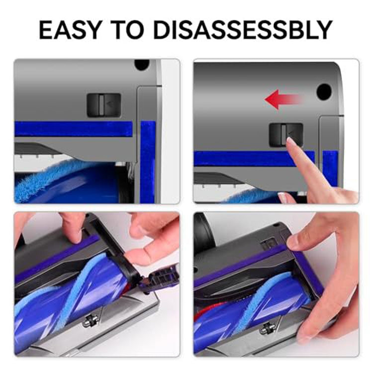 Full Range Dust Display Direct Drive Brush Head Vacuum Cleaner Accessories