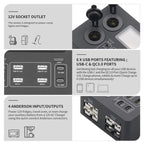 12V Car Mini Power Box Multi-Function USB Charger