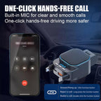 Dual Retractable Cable Car Charger Automobile Bluetooth MP3 Player