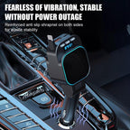 Dual Retractable Cable Car Charger Automobile Bluetooth MP3 Player