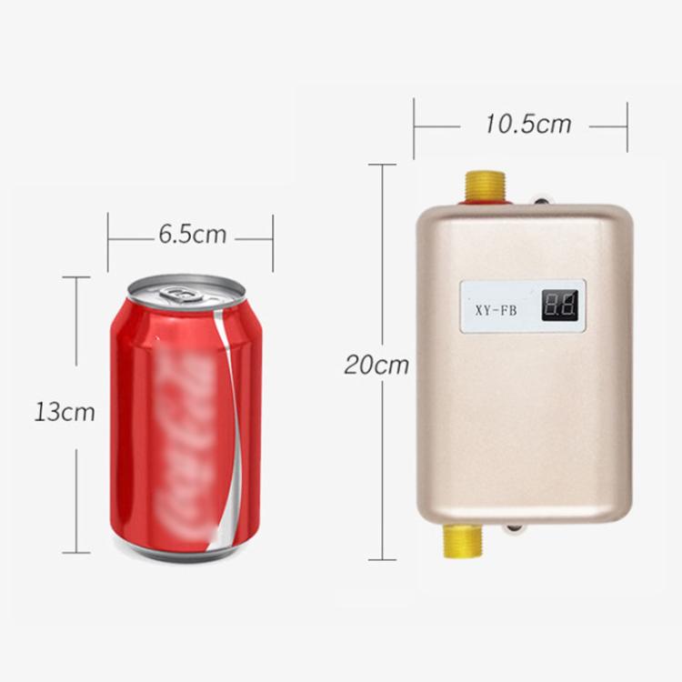 3000W Small Tankless Electric Water Heater For Kitchen Bathroom