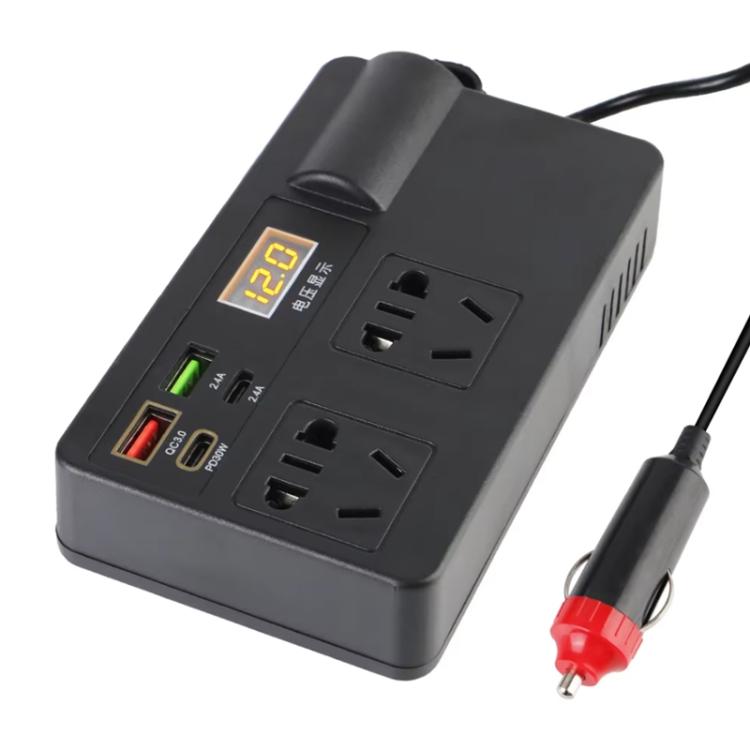 12V24V To 220V Car Multi-Function Inverter Socket Fast Charger