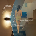 Magnetic Acrylic Smart Induction Night Light Rechargeable Wall Lamp Bedroom Bedside Lamp