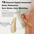 16-Channel Digital Hearing Aid Elderly Sound Amplifier With Digital Display Space Charging Box