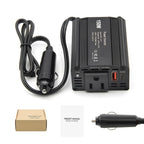 150W PD20W QC3.0 Fast Charging Car Inverter Car Cigarette Lighter Power Supply Adapter
