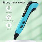 3D Printing Pen Kids Education Drawing DIY Doodle Stereoscopic Drawing 3D Pen