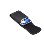 Mobile Phone Belt Clip Case Vertical Magnetic Closure Waist Pack with Card Slot For Men