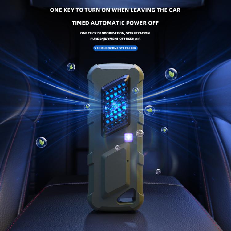 Car Air UVC Deodorizer USB Charging Ozone Purifier