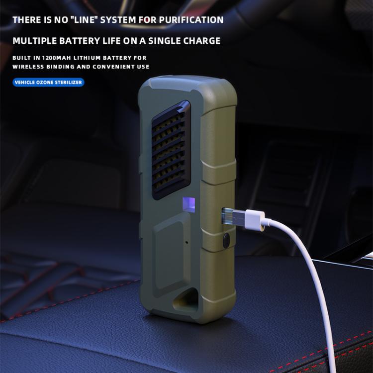 Car Air UVC Deodorizer USB Charging Ozone Purifier