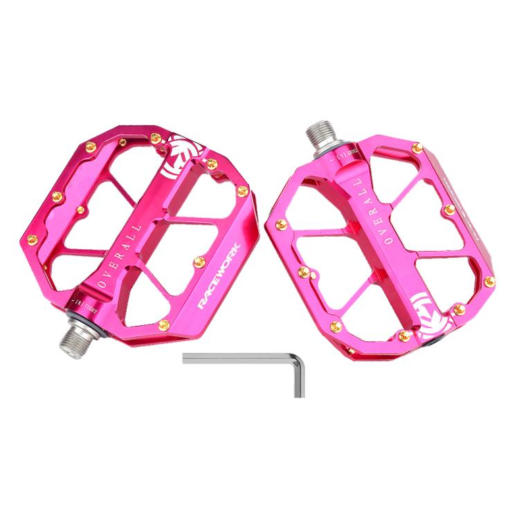 RACEWORK D029 CNC Triple Bearing Hollow Anti-slip Bicycle Pedals