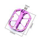 RACEWORK D029 CNC Triple Bearing Hollow Anti-slip Bicycle Pedals