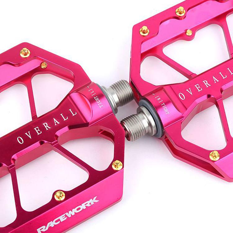RACEWORK D029 CNC Triple Bearing Hollow Anti-slip Bicycle Pedals
