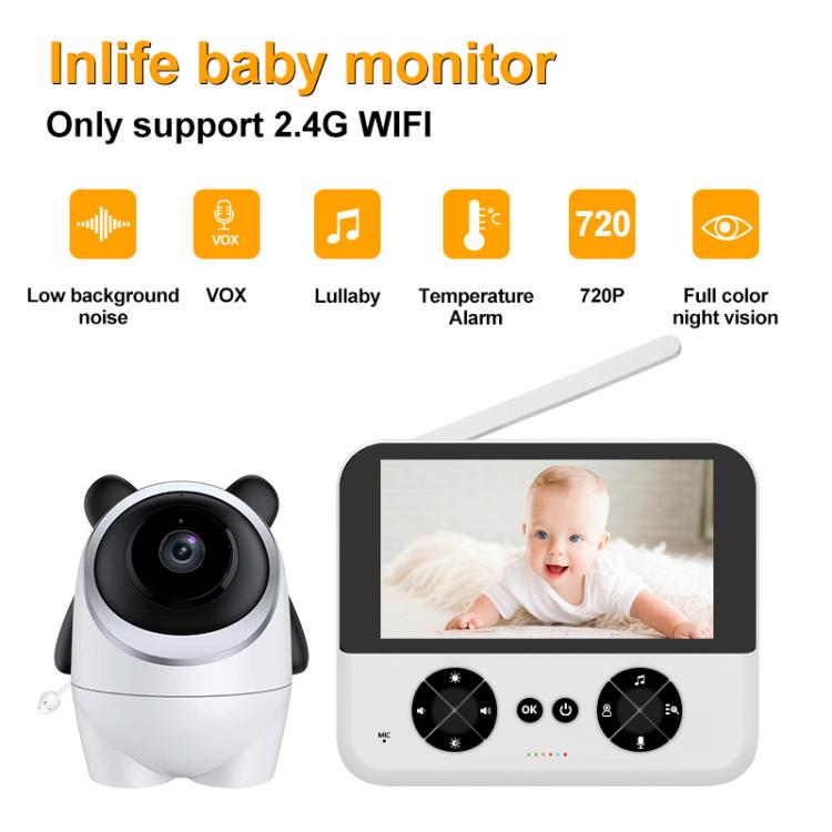 4.3 Inch IPS HD Display 720P Baby Monitor