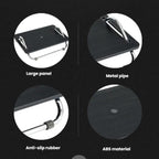 Adjustable Under Desk Foot Rest  for Office Ergonomics, Anti-Cross Leg Design Foot Stool