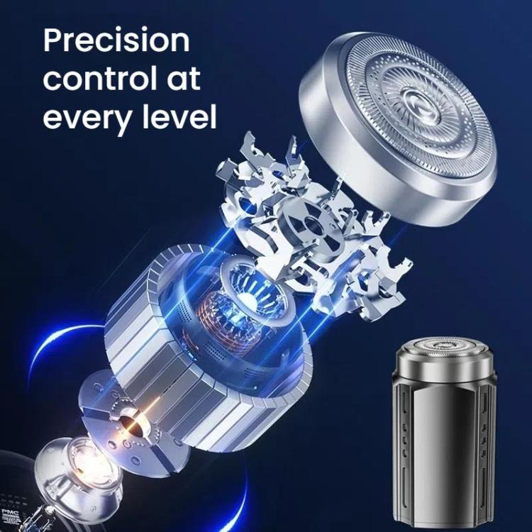 Portable Electric Shaver for Men with LCD Display – Travel-Friendly Mini Shaver, USB Type-C Fast Charging, Waterproof & Washable Design