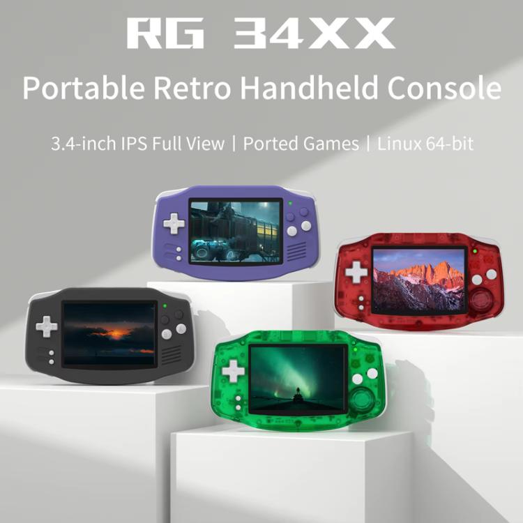 ANBERNIC RG 34XX Handheld Game Console Classic Retro Wireless WIFI Video Gaming Player