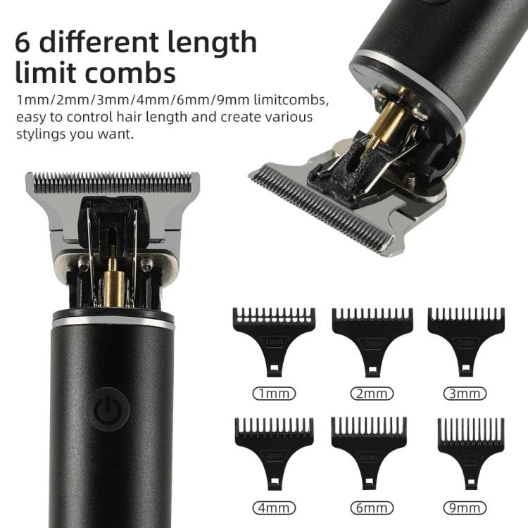 Rechargeable Haircut Kit Hair Clippers For Men - Zero Blade Trimmer For Vintage Oil Head & Bald Head Styles