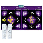 Wired Dance Mat With Motion Sensor - Dual Player Fitness Gaming Rug For TV & PC, Supports TF Card AV Interface, EU Plug