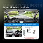 9 Inch Android 4+64G Dual-Butt Large Screen Car Carplay Built-In DAB Car Central Control Integrated Navigation System