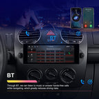 For Volkswagen Beetle 2002-2010 6.86 inch 2+64G Horizontal Screen Android Car Player