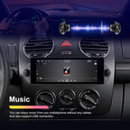 For Volkswagen Beetle 2002-2010 6.86 inch 2+64G Horizontal Screen Android Car Player