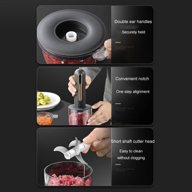 Small Baby Food Processor Kitchen Multifunction Cordless Electrical Meat Grinder