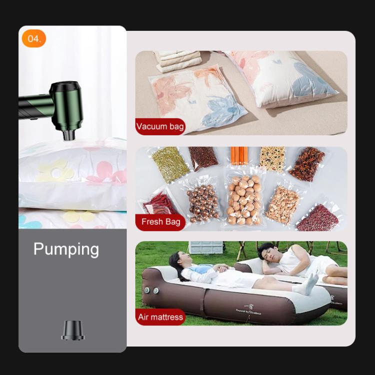 SUITU ST-6670 Handheld Small Brushless Suction Power Foldable Cordless Car Vacuum Cleaner