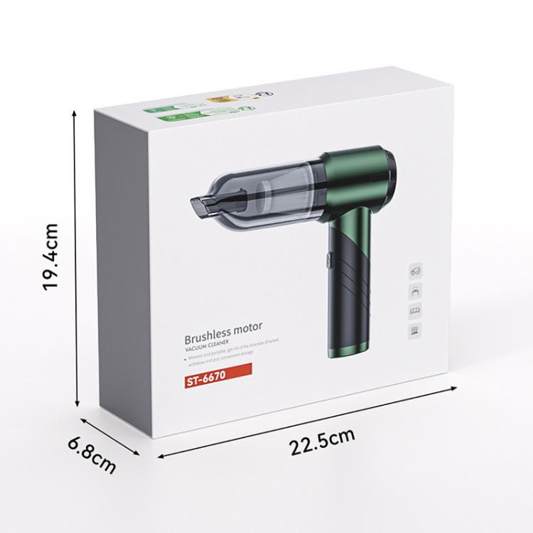 SUITU ST-6670 Handheld Small Brushless Suction Power Foldable Cordless Car Vacuum Cleaner