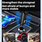 100W Metal Car Retractable Cable Cigarette Lighter Charger