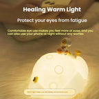 ICARER FAMILY IF-YD04 Cartoon Silicone Night Light Ornaments Astronaut Moon Lamp