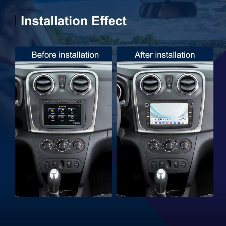 7 inch Horizontal Screen Android Navigation Car Bluetooth MP5 Player, For Renault / Captur / Symbol