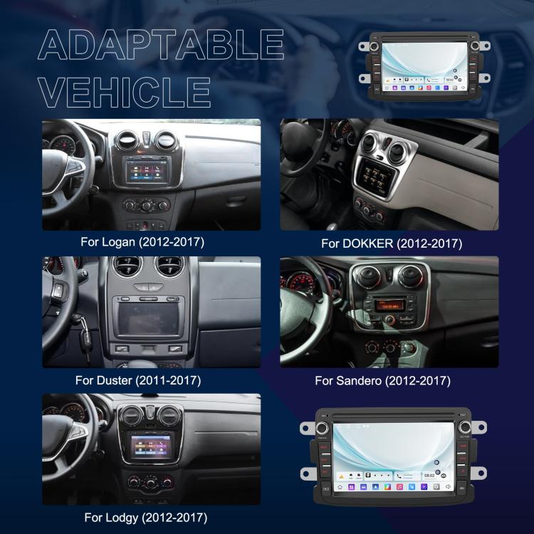 7 inch Horizontal Screen Android Navigation Car Bluetooth MP5 Player, For Renault / Captur / Symbol