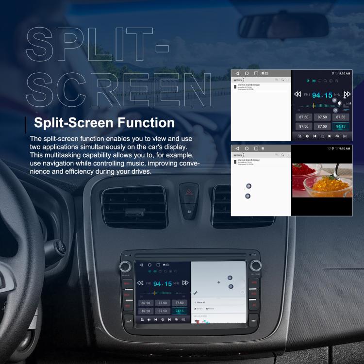 7 inch Horizontal Screen Android Navigation Car Bluetooth MP5 Player, For Renault / Captur / Symbol