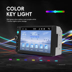 7 Inch Wired Carplay Dual Butt MP5 Player Bluetooth Big Screen Car Center Control