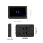 4.3 Inch Reversing Display Digital Wired HD 1 To 1 Set