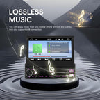 7 inch Universal Manual Retractable Screen Car MP5 Player Car Center Control All-in-One Wired Carplay