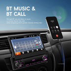 7 inch Universal Manual Retractable Screen Car MP5 Player Car Center Control All-in-One Wired Carplay
