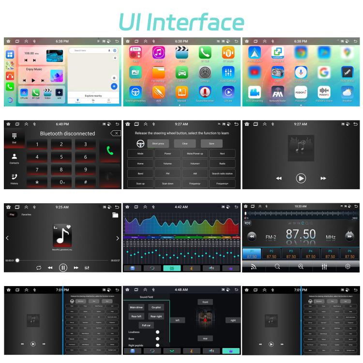 For Alfa Romeo MITO 2008-2016 7 inch Horizontal Screen Android 15 Carplay Car Center Control Integrated Machine