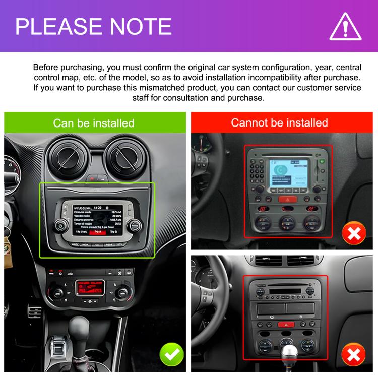 For Alfa Romeo MITO 2008-2016 7 inch Horizontal Screen Android 15 Carplay Car Center Control Integrated Machine