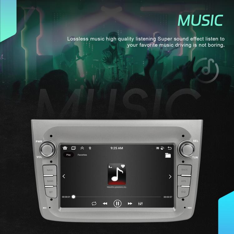 For Alfa Romeo MITO 2008-2016 7 inch Horizontal Screen Android 15 Carplay Car Center Control Integrated Machine