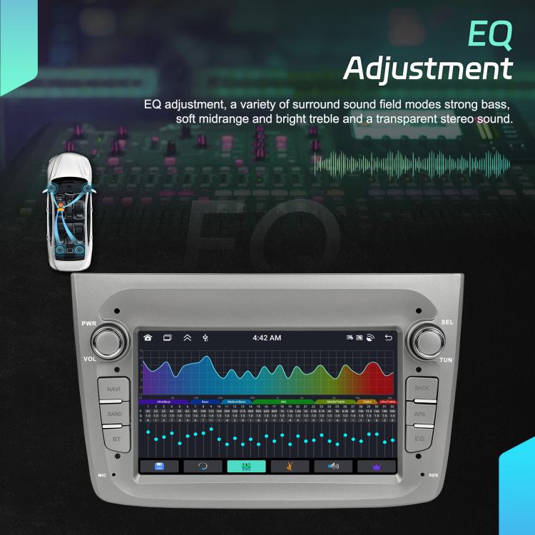 For Alfa Romeo MITO 2008-2016 7 inch Horizontal Screen Android 15 Carplay Car Center Control Integrated Machine