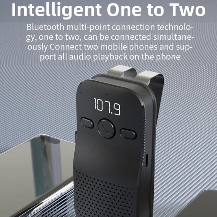 Car Visor Bluetooth Hands Free 1 To 2 Large Volume Car Phone Speaker