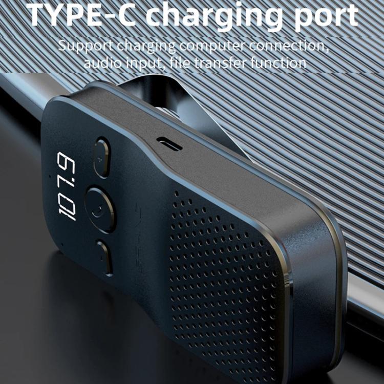 Car Visor Bluetooth Hands Free 1 To 2 Large Volume Car Phone Speaker